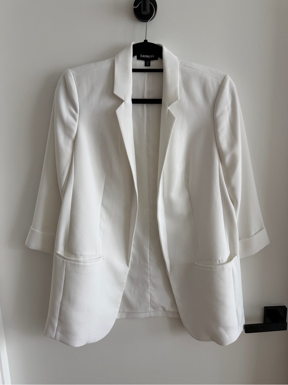 Express White Open-Front Women’s Blazer